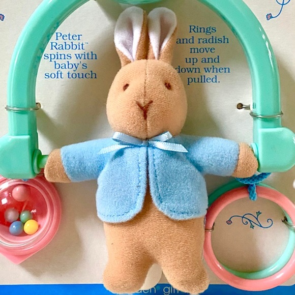 VINTAGE EDEN MY FIRST BEATRIX POTTER - PETER RABBIT, TAKE ALONG ACTIVITY TOY - Picture 4 of 7
